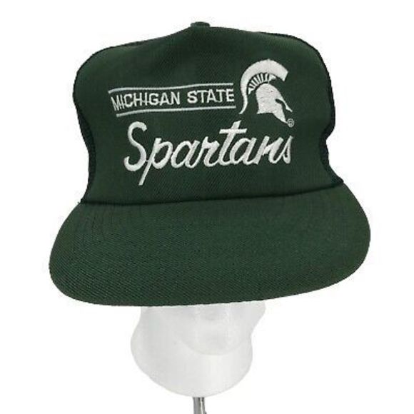 unknown Other - Michigan State Spartans Vintage Snap Back Trucker's Cap~Mesh Back